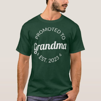 Camiseta Promovido Para El Futuro De La Abuela 2023 Pronto 