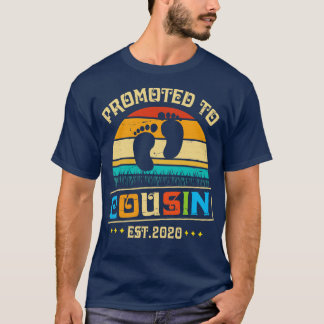 Camiseta Promovido Para Primo Est 2020 Padre Feliz Padre Da
