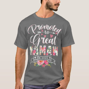 Camiseta Promovido por primera vez a Gran Mamaw Est 2022