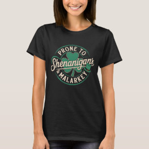 Camiseta Prone a Shenanigans & Malarkey St Patrick's Day