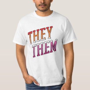 Camiseta Pronombres de Lesbiana Ellos Ellas