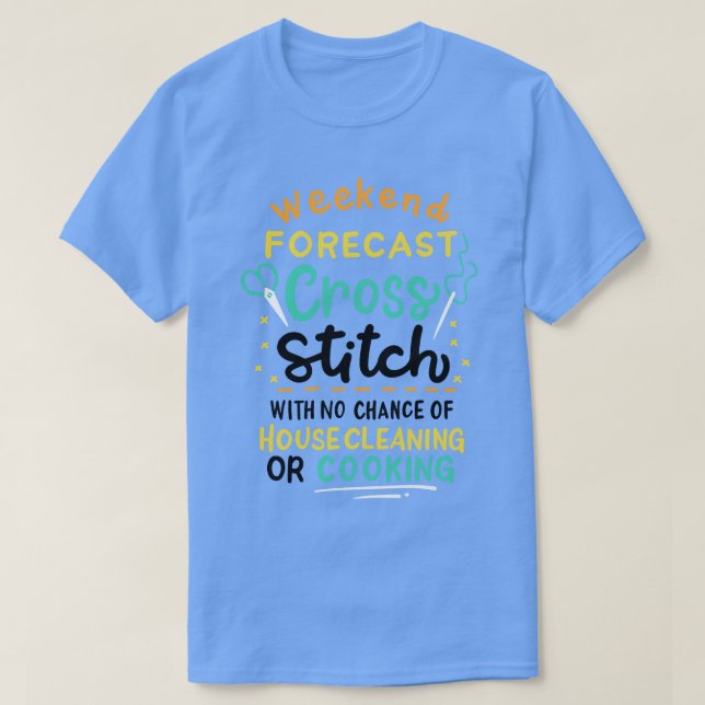 Camiseta Pronóstico de fin de semana (Diseño del anverso)