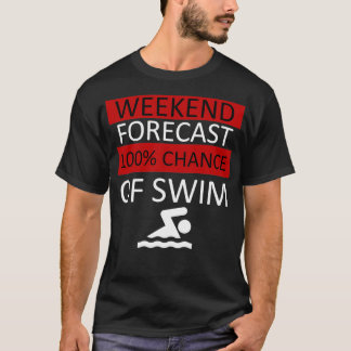 Camiseta Pronóstico de fin de semana 100 de natación