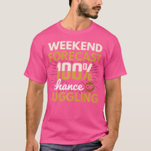 Camiseta Pronóstico de fin de semana 100 posibilidades de h