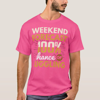 Camiseta Pronóstico de fin de semana 100 posibilidades de h