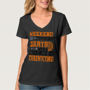 Camiseta Pronóstico De Fin De Semana Dardos Con Una Posibil