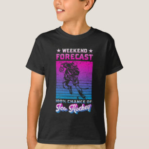 Camiseta Pronóstico De Fin De Semana De Jugador De Hockey 1