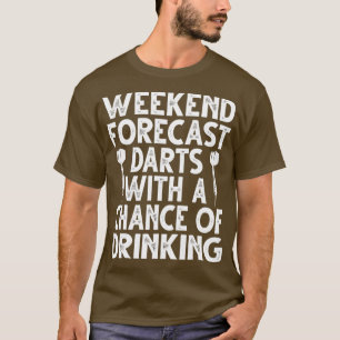 Camiseta Pronóstico De Fin De Semana Dura Con La Posibilida