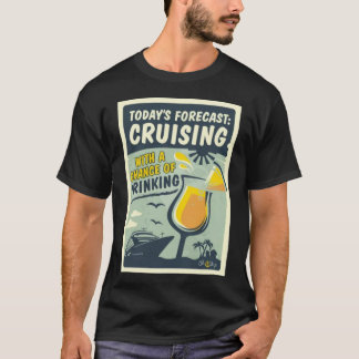 Camiseta Pronóstico de Hoy Navegando Con Posibilidad de Beb