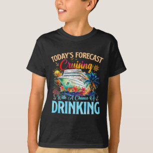 Camiseta Pronóstico de hoy Navegando con posibilidad de beb