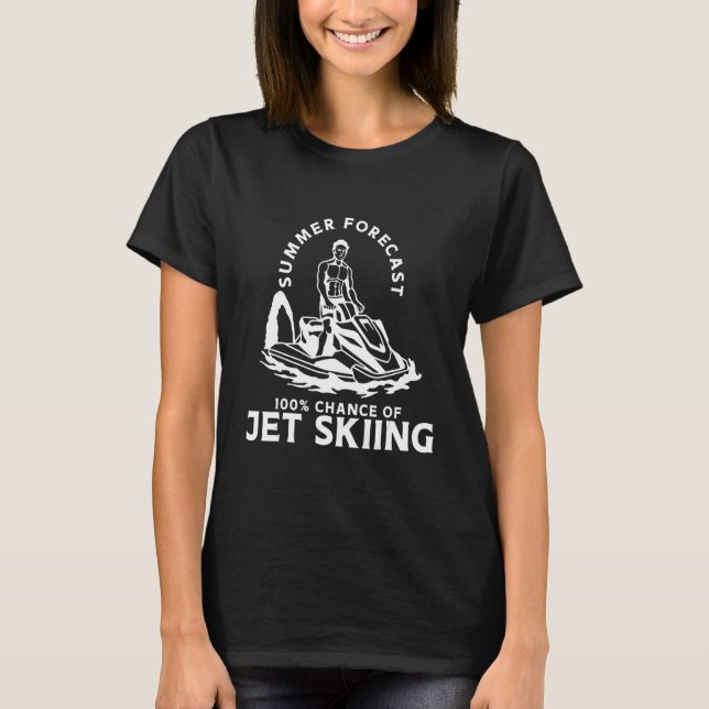 Camiseta Pronóstico de verano0 Oportunidad de esquí a chorr (Anverso)