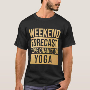 Camiseta Pronóstico De Yoga Yogi En Oro