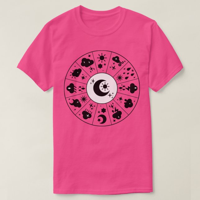 Camiseta Pronóstico del clima mágico (Diseño del anverso)