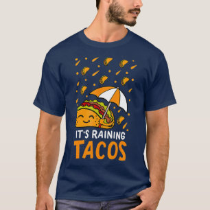 Camiseta Pronóstico del martes de tacos mexicanos lluviosos