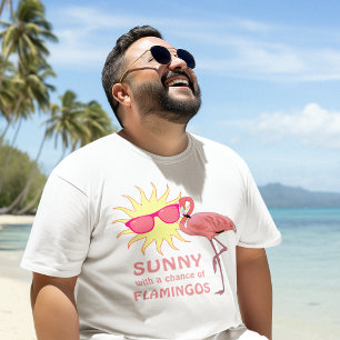 Camiseta Pronóstico del tiempo divertido de la playa de fla