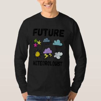 Camiseta Pronóstico del Tiempo Meteorólogo Futuro Niños