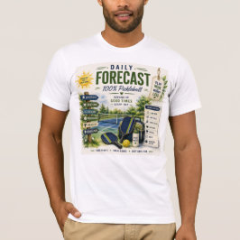 Camiseta Pronóstico diario de vida de Pickleball