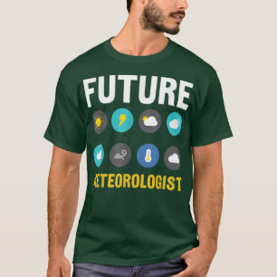 Camiseta pronóstico meteorológico de meteorología del meteo