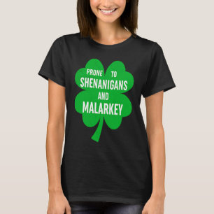 Camiseta Pronóstico Para Shenanigans Y Malarkey Fun C St Pa