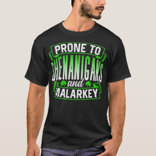 Camiseta Pronóstico Para Shenanigans Y Malarkey Ireland St 