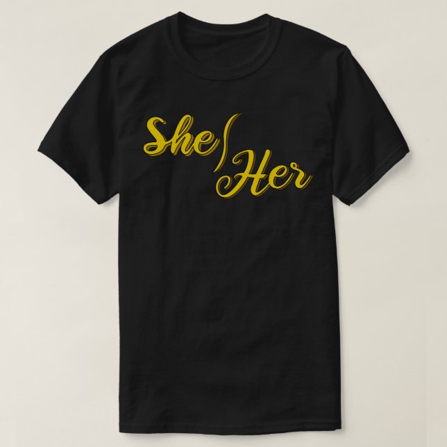 Camiseta Pronouns 2 (Diseño del anverso)