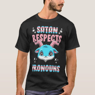 Camiseta Pronouns Pentagram Trans