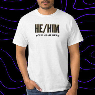 Camiseta Pronounza que él es negro y oro