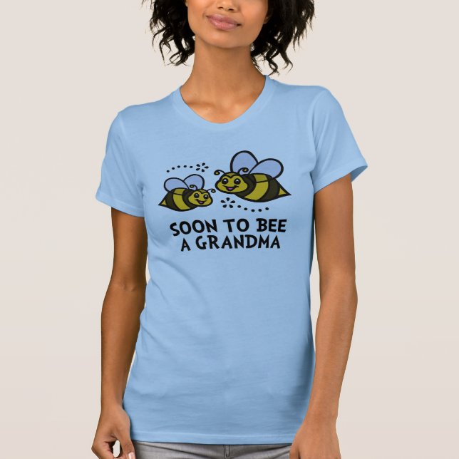 Camiseta Pronto a la abeja una abuela (Anverso)
