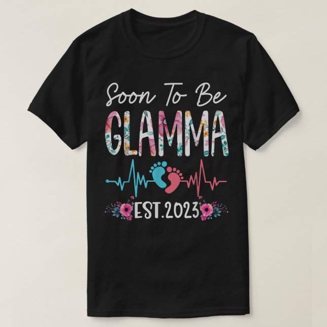 Camiseta Pronto los Navidades del Día de la Madre Glamma 20 (Diseño del anverso)