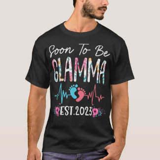 Camiseta Pronto los Navidades del Día de la Madre Glamma 20