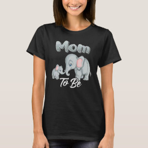 Camiseta Pronto Mamá Será Elefante Para El Género De Baby S