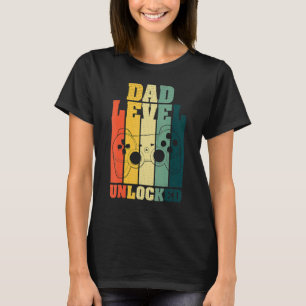 Camiseta Pronto Padre Nivel De Papá Desbloqueado Anuncio De