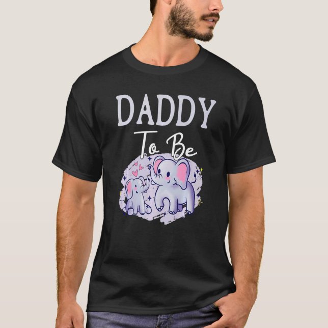 Camiseta Pronto Papi Será Elefante Para El Género De Baby S (Anverso)