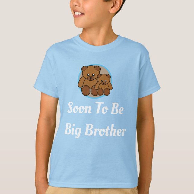Camiseta Pronto para ser hermano mayor - peluches (Anverso)