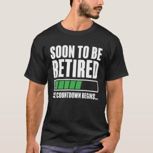 Camiseta Pronto Se Retirará La Cuenta Regresiva Comienza