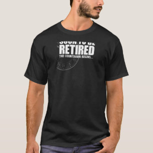 Camiseta Pronto Se Retirará La Cuenta Regresiva Comienza El