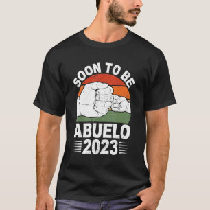 Camiseta Pronto Ser Abuelo 2023 Promocionado Al Abuelo Padr