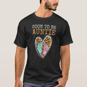 Camiseta Pronto Ser La Tía De Género Revelar Fiesta De Baby