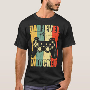 Camiseta Pronto Ser Padre Padre Nivel Embarazo Desbloqueado
