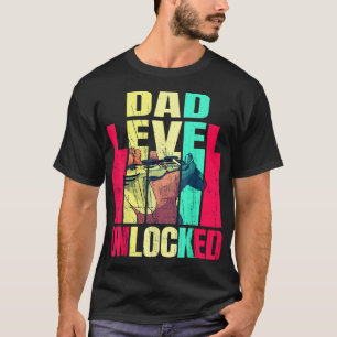 Camiseta Pronto Ser Padre Padre Nivel Embarazo Desbloqueado
