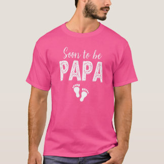Camiseta Pronto Ser Papa Invitación De Embarazo