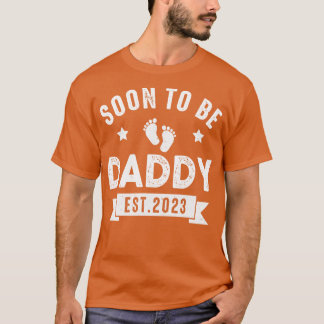 Camiseta Pronto Ser Papi 2023 Padre Día Primero Papá