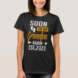 Camiseta Pronto Será Abuelo De Nuevo 2023 Promocionado Al A