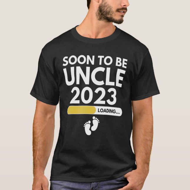 Camiseta Pronto Será El Tío Est 2023 Revelación De Embarazo (Anverso)