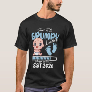 Camiseta Pronto será GRUMPY 2026 de Niño Cargando Divertido