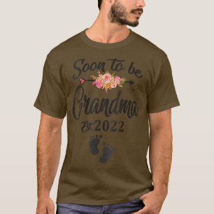 Camiseta Pronto será la abuela 2022, primera vez en el día