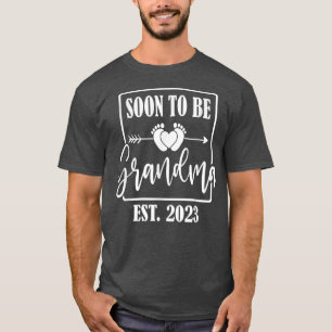 Camiseta Pronto será la abuela 2023 Feliz Día de la Madre