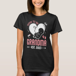 Camiseta Pronto Será La Abuela 2023, Revelación Del Bebé, M