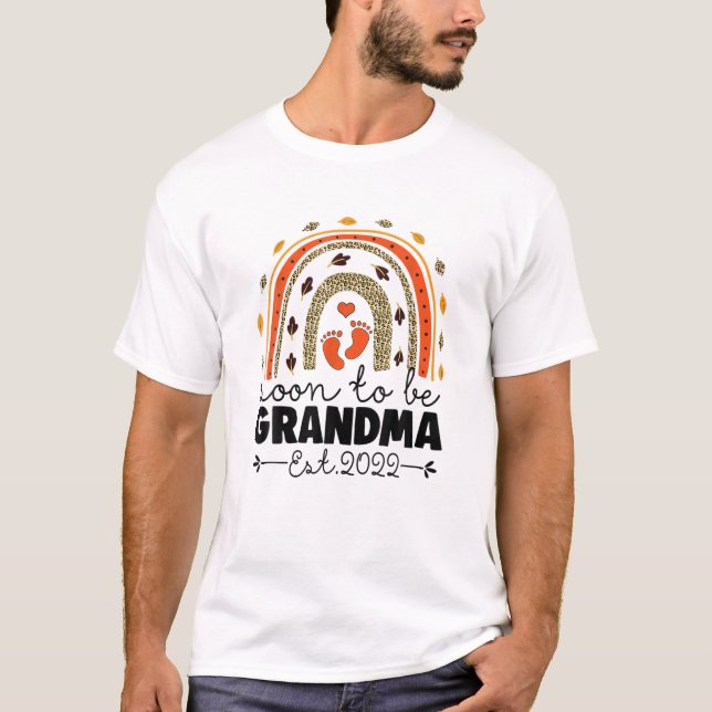 Camiseta Pronto será la abuela el Día de la Madre Leo 2022 (Anverso)