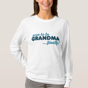 Camiseta Pronto será la abuela por fin